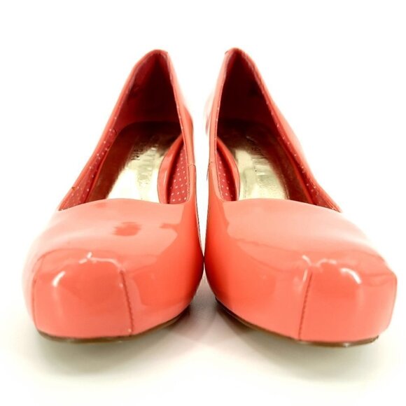 Madden Girl 9 Coral Vegan Patent 4" Heel .75" Platform - Picture 2 of 11